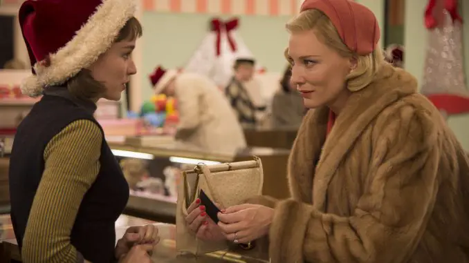 Carol: Die schüchterne Therese (Rooney Mara) und die unglücklich verheiratete Carol (Cate Blanchett) lernen sich in einem Kaufhaus kennen