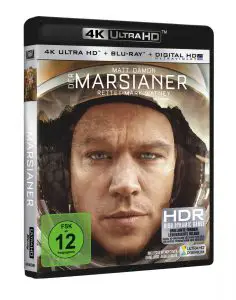 Der Marsianer - UHD Blu-ray Cover