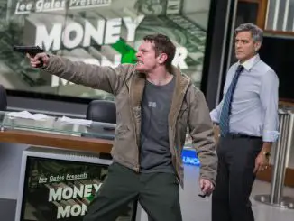 Money Monster: Kyle Budwell (Jack O'Connel) und Lee Gates (George Clooney)
