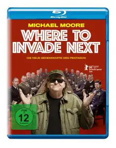 Where To Invade Next - Blu-ray Cover
