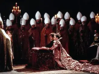 Die Bartholomäusnacht: Die junge Margot (Isabelle Adjani, r.) wird gegen ihren Willen mit Protestantenkönig Heinrich von Navarra (Daniel Auteuil) verheiratet