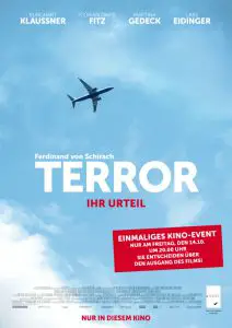 Terror - Ihr Urteil Plakat