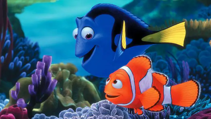 Paletten-Doktorfisch Dorie und Clownfisch Marlin schwimmen aktuell noch durch die Kinos