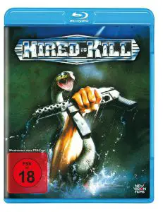 Hired to Kill - Blu-ray Cover