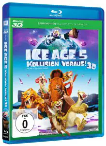 Ice Age 5 - Kollision voraus! - 3D Blu-ray-Cover