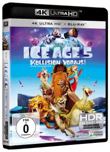 Ice Age 5 - Kollision voraus! - Ultra HD Blu-ray-Cover