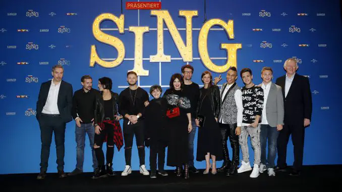 Europapremiere von SING im Cinedom in Köln am 27.11.2016: