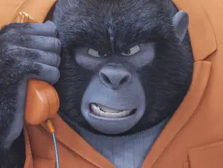 Sing: Dieser Gorilla ist gar nicht erfreut, über die Träume seines Sohnes.
