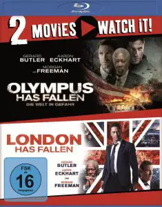 London Has Fallen + Olympus Has Fallen Bluray Cover