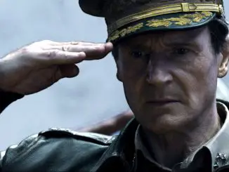 General MacArthur (Liam Neeson) in Operation Chromite