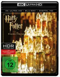 Harry Potter und der Halbblutprinz 4K blu-ray cover © Warner Bros.