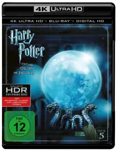 Harry Potter und der Orden des Phönix 4K Bluray Cover © Warner Bros.