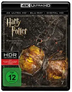 Harry Potter und die Heiligtümer des Todes, Teil 1 4k bluray cover