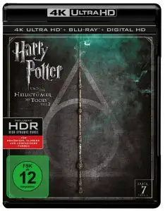 Harry Potter und die Heiligtümer des Todes, Teil 2 4k Blu-ray Cover