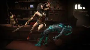 Wonder Woman vs Blue Beetle