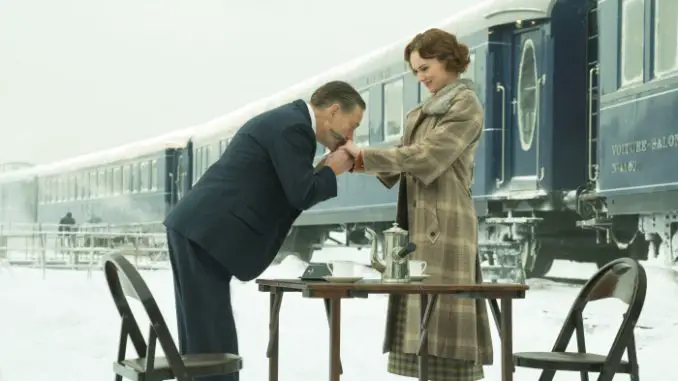 Mord im Orient Express: Hercule Poirot (Kenneth Branagh) und Mary Debenham (Daisy Ridley)