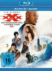 xXx: Die Rückkehr des Xander Cage - 3D Blu-ray Cover
