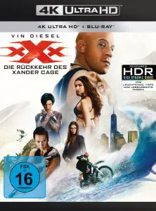 xXx: Die Rückkehr des Xander Cage - 4k UHD Cover