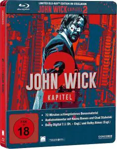 John Wick: Kapitel 2 – Limited Blu-ray Edition im Steelbook