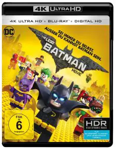 The LEGO Batman Movie 4K Bluray Cover