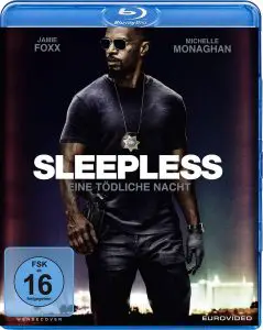 Sleepless - Eine tödliche Nacht Blu-ray Cover