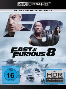 Fast & Furious 8 – 4k UHD Cover