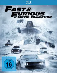 Fast & Furious - 8-Movie Collection – Blu-ray Cover