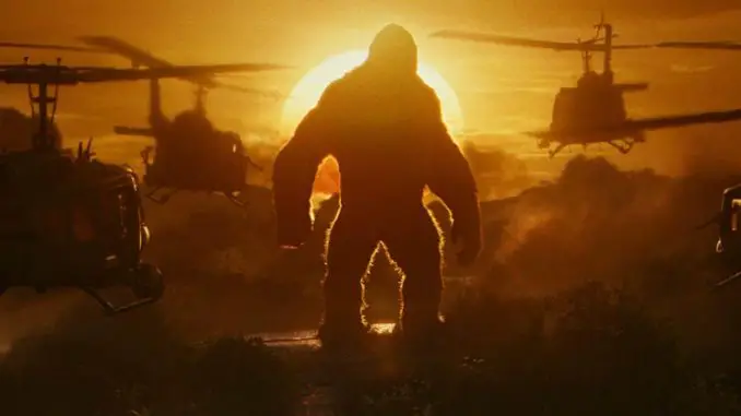 Kong: Skull Island - Sonnenuntergang mit Affe