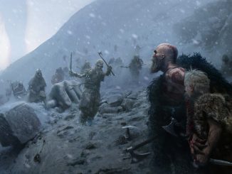 Kratos und Atreus bereiten sich vor