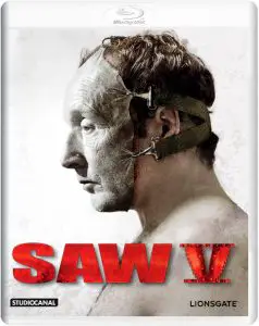 SAW V White Edition Blu-ray Cover