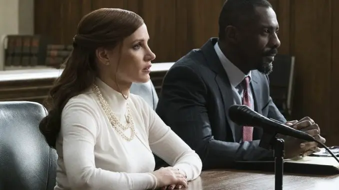 Molly's Game: Molly (Jessica Chastain) und Charlie (Idris Elba) vor Gericht