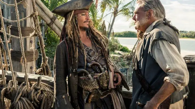 Jack Sparrow (Johnny Depp, links) und Gibbs (Kevin McNally)