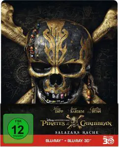 Pirates of the Caribbean: Salazars Rache (2D & 3D Steelbook Edition) Blu-ray Cover
