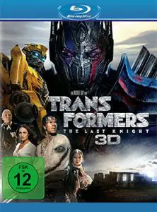 Transformers The Last Knight 3D Bluray Cover