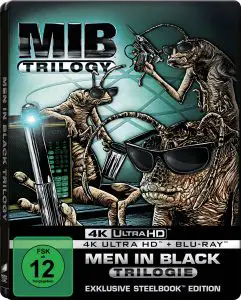 Men in Black 1-3 (Limited Steelbook Edition) (4K Ultra HD) Cover