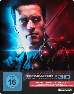 Terminator 2 - Tag der Abrechnung 3D Steelbook Blu-ray Cover