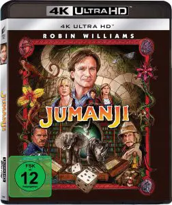 Jumanji 4K-UHD Blu-ray Cover