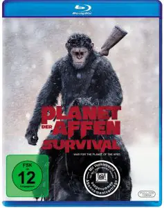 Planet der Affen Survival Bluray Cover