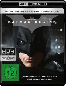 Batman Begins: 4K UHD Cover
