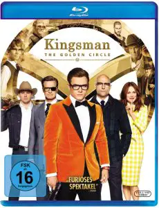 Kingsman The Golden Circle Bluray Cover