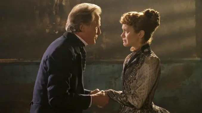 Bill Nighy und Olivia Cooke in The Limehouse Golem