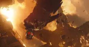 Avengers Infinity War - Peter Quill alias Star-Lord (Chris Pratt) im Kampfgeschehen