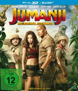 Jumanji Willkommen im Dschungel - 3D Blu-ray Cover