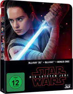 Star Wars: Die letzten Jedi 3D Steelbook Blu-ray Cover