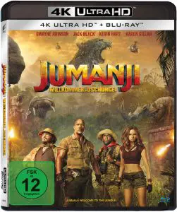 Jumanji Willkommen im Dschungel - 4K UHD Cover