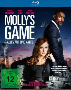 Molly's Game - Blu-ray Cover