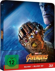 Avengers: Infinity War - 3D Steelbook Cover