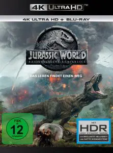 Jurassic World Das gefallene Königreich - 4K Cover