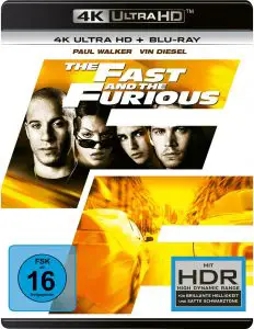 The Fast and the Furious: 4K Ultra HD Cover