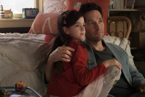 Cassie Lang (Abby Ryder Fortson) and Ant-Man/Scott Lang (Paul Rudd)